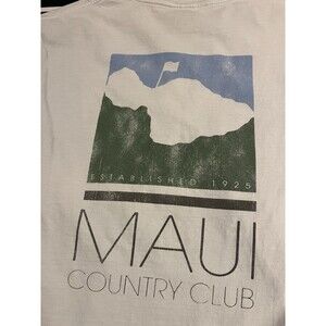 Maui Country Club Hawaii Golf Resort Short Sleeve T-Shirt SMALL Malibu Shirts